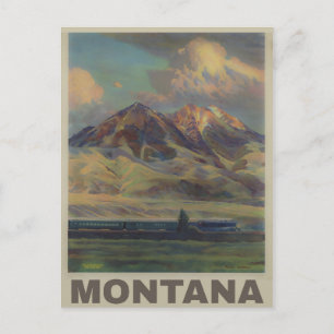 Vintage Montana Travel Postcard