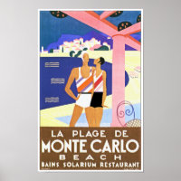 Vintage Monte Carlo Beach