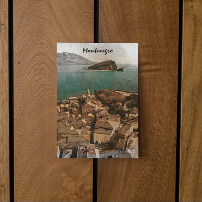 Vintage Montenegro Balkan Travel Postcard (montenegro balkan travel vintage postcard)