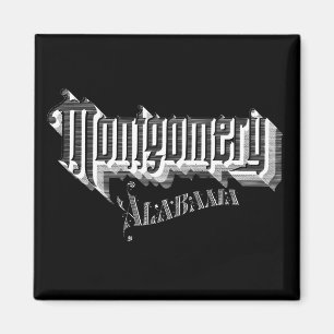 Vintage Montgomery, AL Magnet