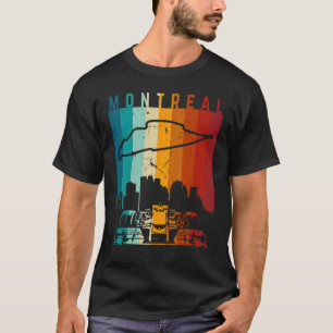 Vintage Montreal Formula Racing Track Circuit Fan T-Shirt