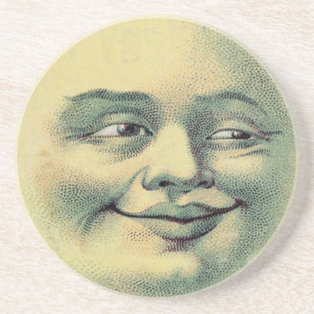Vintage Moon Coaster (Front)