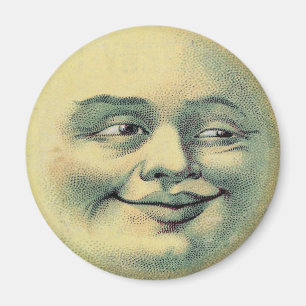 Vintage Moon Magnet