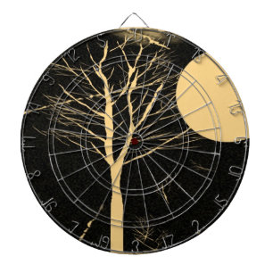 Vintage Moon Night 11 Dartboard