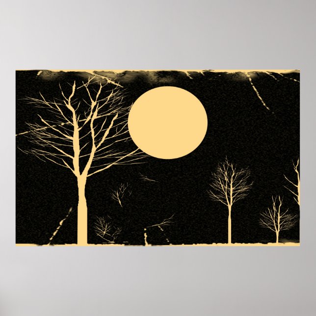 Vintage Moon Night #2 Poster (Front)