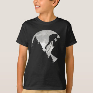 Vintage moon rock climbing mountaineering climbing T-Shirt
