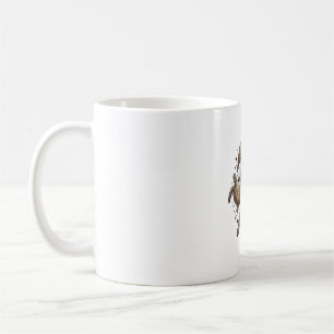 Vintage Moon Sea Turtle Engraving Shirt Design_1 Coffee Mug