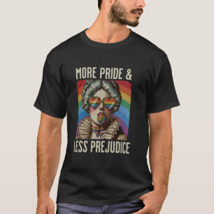 Vintage More Pride Less Prejudice Proud Ally Rainb T-Shirt