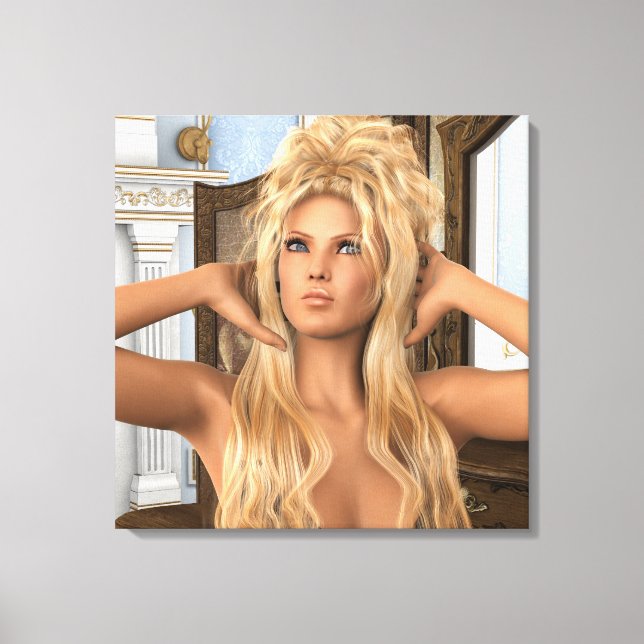 Vintage Morning Canvas Print (Front)