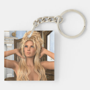Vintage Morning Key Ring