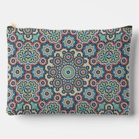 Vintage Moroccan Blue & Teal Pattern
