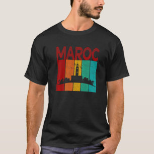 Vintage Morocco I Love Morocco Map Morocco Soccer T-Shirt