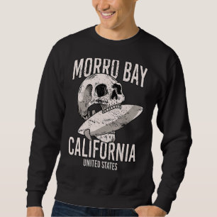 Vintage Morro Bay Beach California Ca Retro Surfer Sweatshirt
