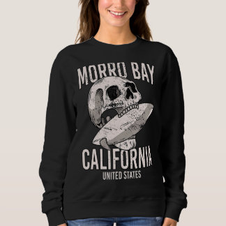 Vintage Morro Bay Beach California Ca Retro Surfer Sweatshirt