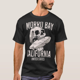 Vintage Morro Bay Beach California Ca Retro Surfer T-Shirt