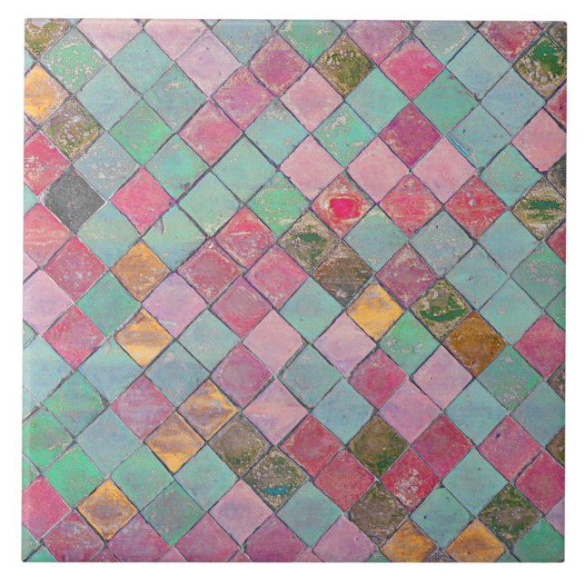 Vintage Mosaic Ceramics Tile (Front)