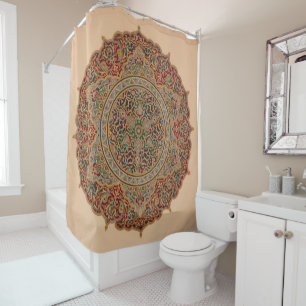 Vintage Mosaic Shower Curtains