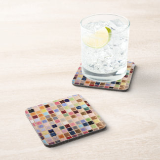 Vintage Mosaic Tiles Photo Coaster