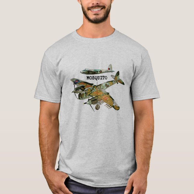 Vintage Mosquito Second World War T-Shirt (Front)