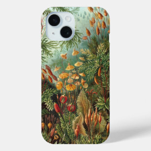 Vintage Moss Plants by Ernst Haeckel, Muscinae iPhone 15 Case