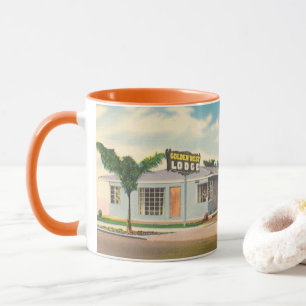 Vintage Motel, Golden West Lodge Hotel with Palms Mug
