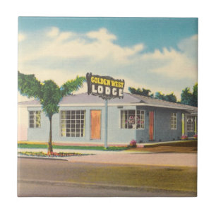 Vintage Motel, Golden West Lodge Hotel with Palms Tile