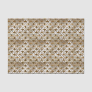 Vintage Moth and Newsprint Collage Tissue Paper