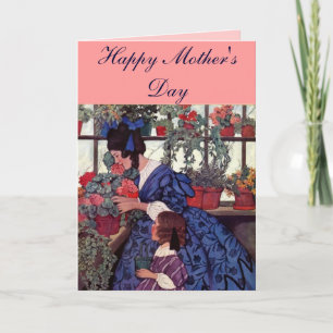 Vintage Mother and Child Card