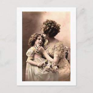 Vintage Mother and Child Postcard