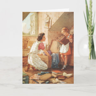 Vintage Mother & Child with Momentos Card