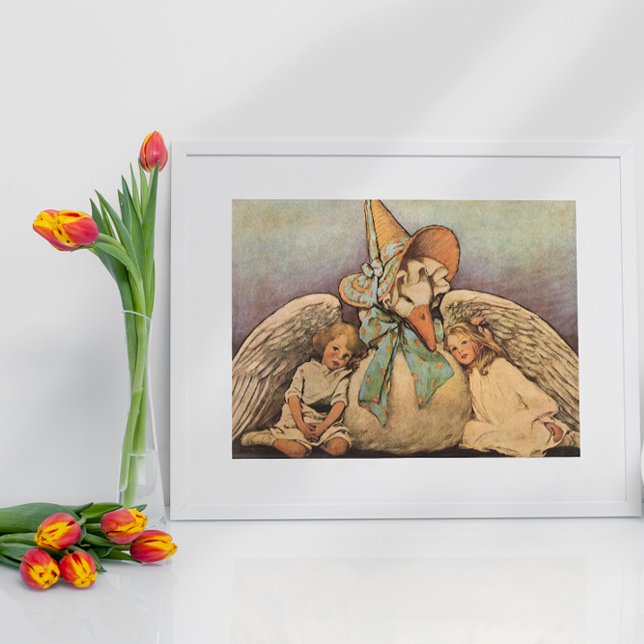 Vintage Mother Goose Children Jessie Willcox Smith Poster (Creator Uploaded)