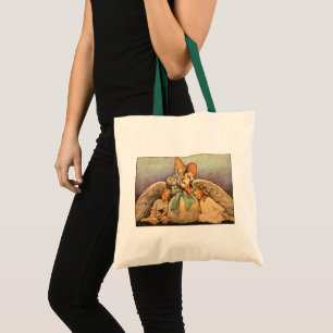 Vintage Mother Goose Children Jessie Willcox Smith Tote Bag