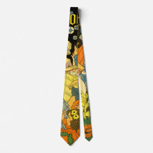 Vintage Mother Goose Reading Books to Children Tie