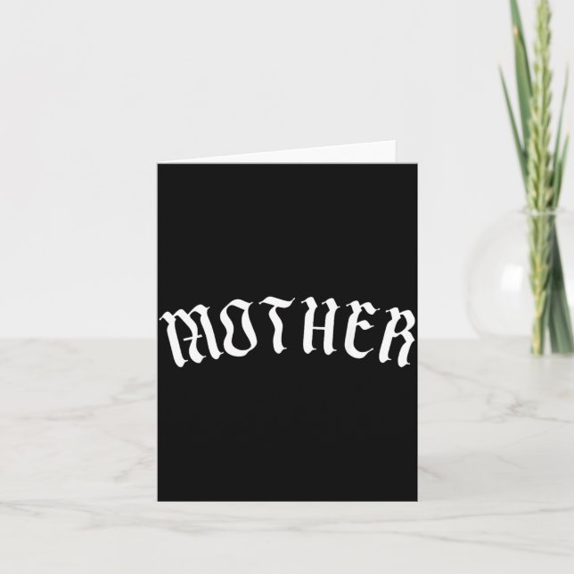 Vintage Mother Gothic Card (Front)