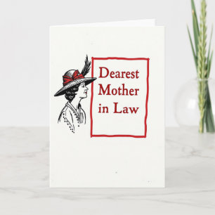 Vintage Mother In Law Card