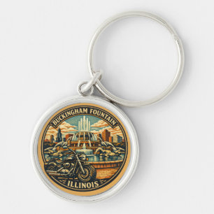 Vintage Mother Road Cruiser Milestone Memorabilia Key Ring