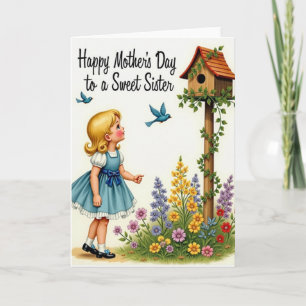 Vintage Mothers Day Art Card