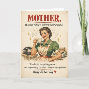 Vintage Mother's Day Card