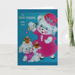 Vintage Mother's Day Card For Great Grandmother