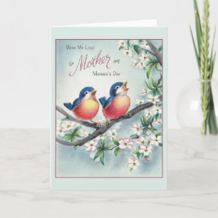 Vintage Mother's Day Card With Love