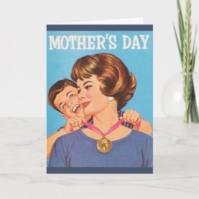 Vintage Mother's Day Greeting Card (Front)