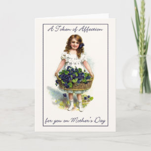Vintage Mother's Day Greeting Card. Card