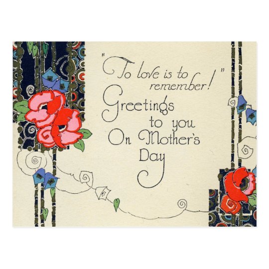 Vintage Mother's Day Postcard