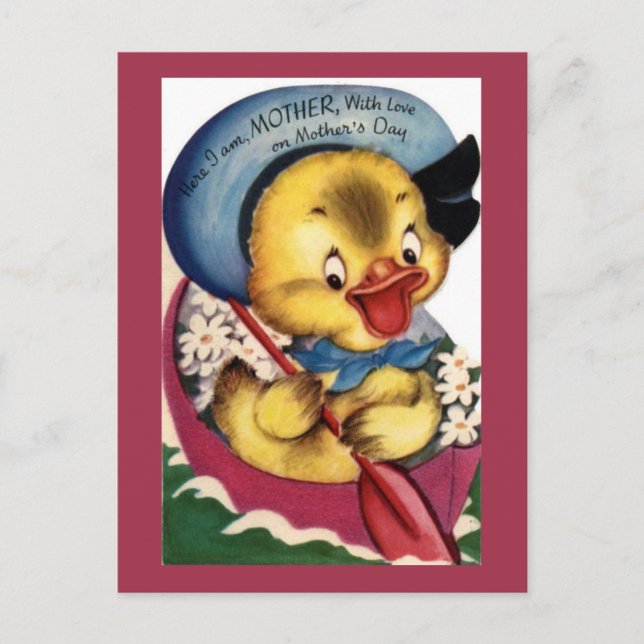 Vintage Mother's Day Postcard (Front)