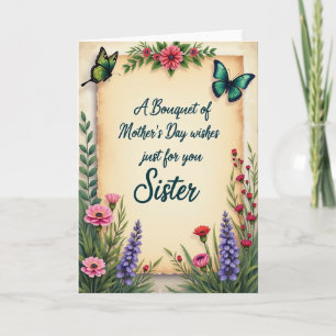 Vintage Mothers Day Script Card