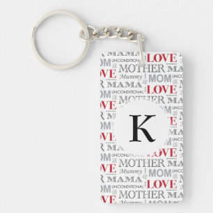 Vintage Mother's Love Mother's Day or Birthday Key Ring
