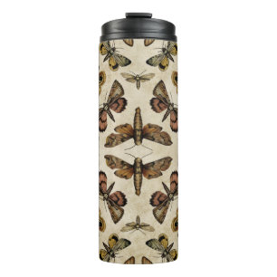 Vintage Moths Thermal Tumbler