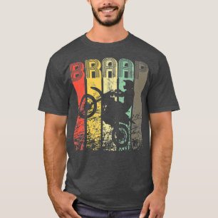 Vintage Motocross 70s Retro Braap MX Tee Gift