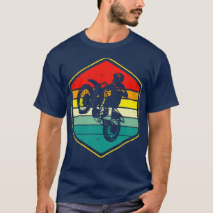 Vintage Motocross Dirt Bike Biker Retro Motorcycle T-Shirt