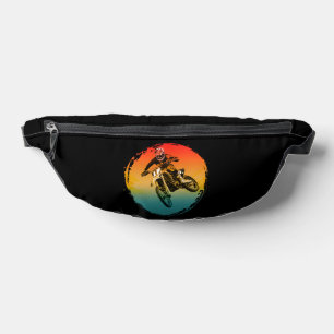 vintage motocross dirt bike rider motorcycle bum bags